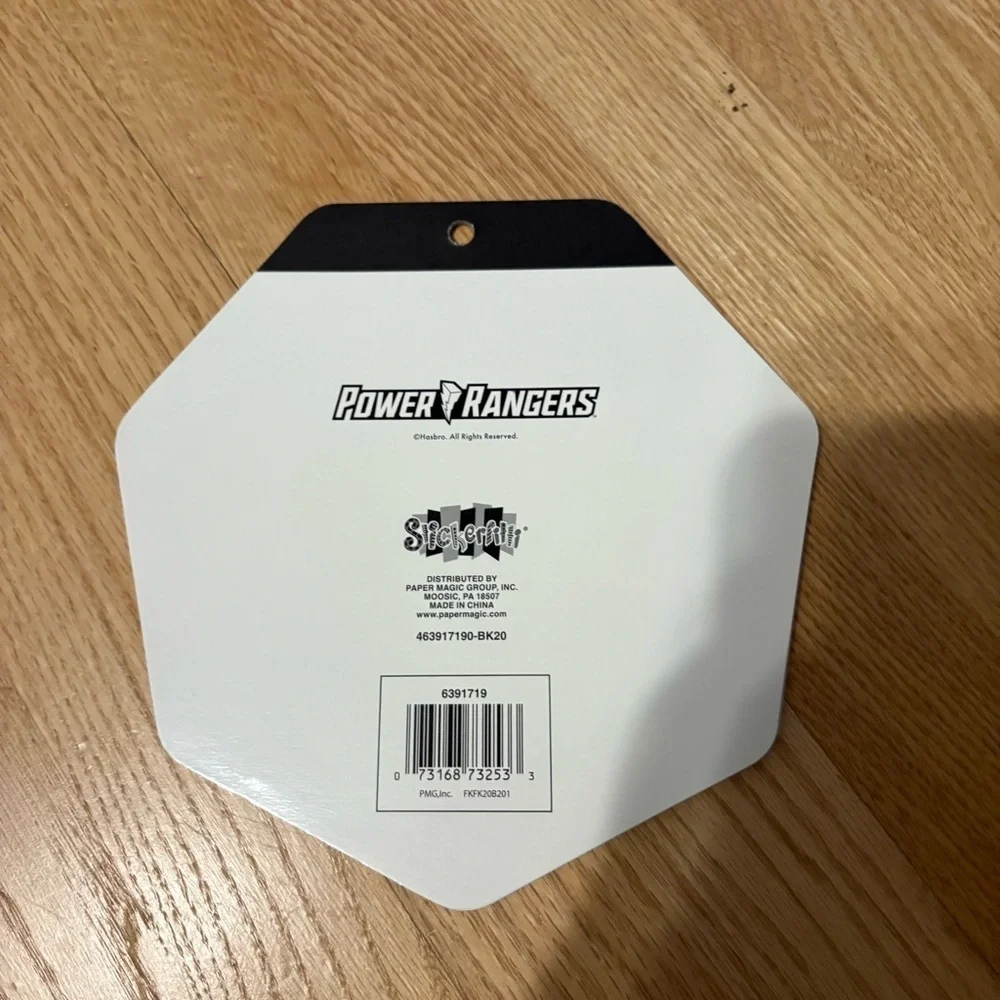 Power Rangers Sticker Pad - 8 x 8 Inches - 300 Stickers NEW